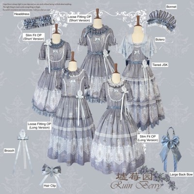 Ruin Berry The Moon-Sea Ruins Bolero JSK and OPs(Reservation/Full Payment Without Shipping)